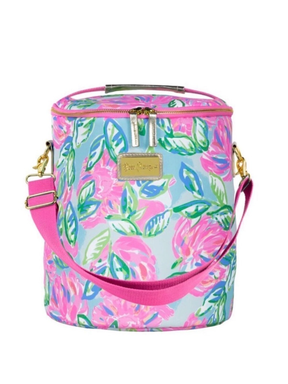 Lilly Pulitzer Beach Cooler Ice
Totally Blossom Pink/Gold NWT